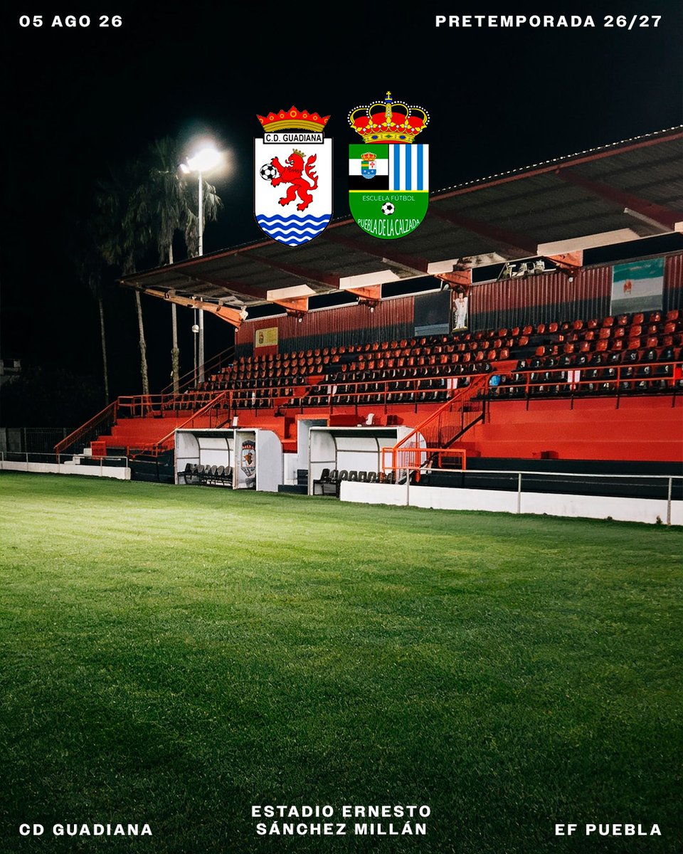 PueblaEF's tweet photo. Primer partido amistoso de pretemporada confirmado.
🆚 @CD_Guadiana_
🗓️ 5 de agosto
🏟️ Ernesto Sánchez Millán
💓 #ElLatidoDeUnPueblo
💪 #VMP | #EFP ‘A’ 🔵⚪ https://t.co/oq2IeGRzPN
