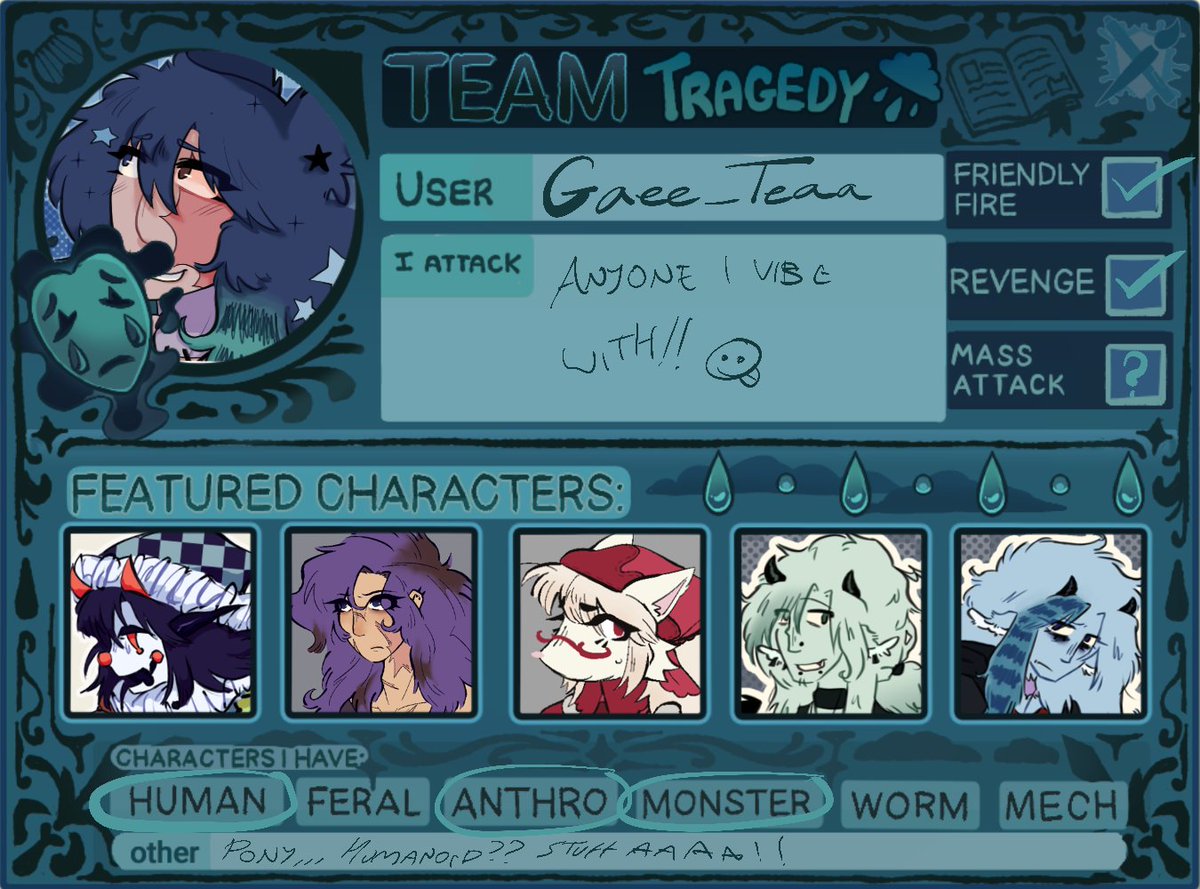 GaeeTeaa's tweet photo. @punktrashin YOUR OCS ARE SO COOL!!
https://t.co/PrjgyLfsrb https://t.co/fSwWTsj6sV