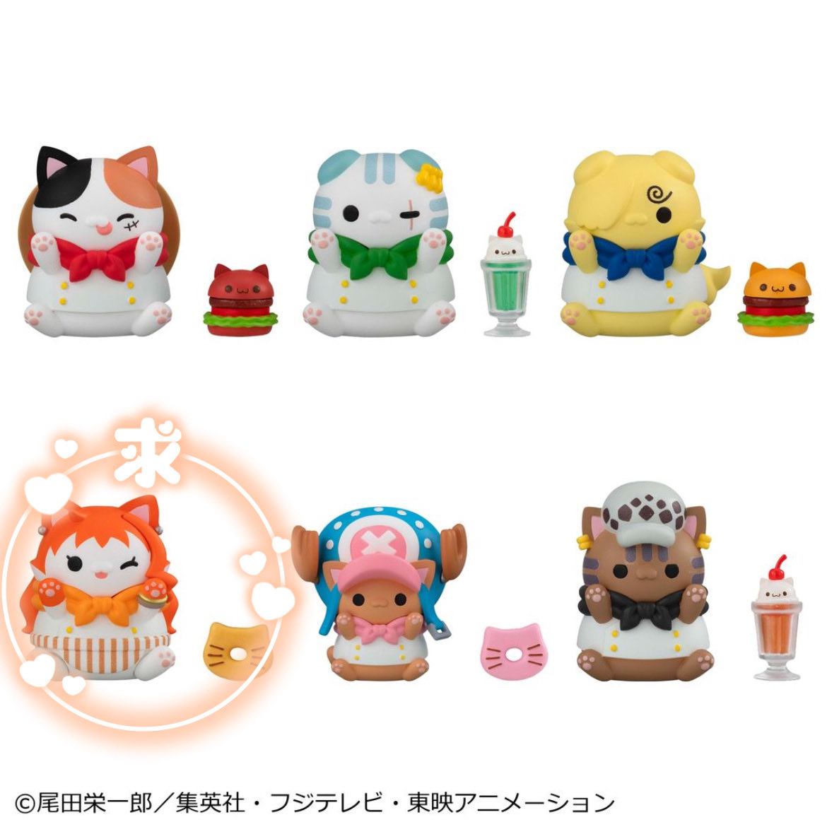 star__1507's tweet photo. 【交換/譲渡】ONEPIECE MEGA CAT PROJECT ワンピース ニャンピース DINER ペタリ！

譲】ルフィ、ゾロ、サンジ、チョッパー、ロー

求】ナミ

当方1箱予約予定
検索からでも大歓迎です！
纏めての方優先 https://t.co/53NJK0OeLb