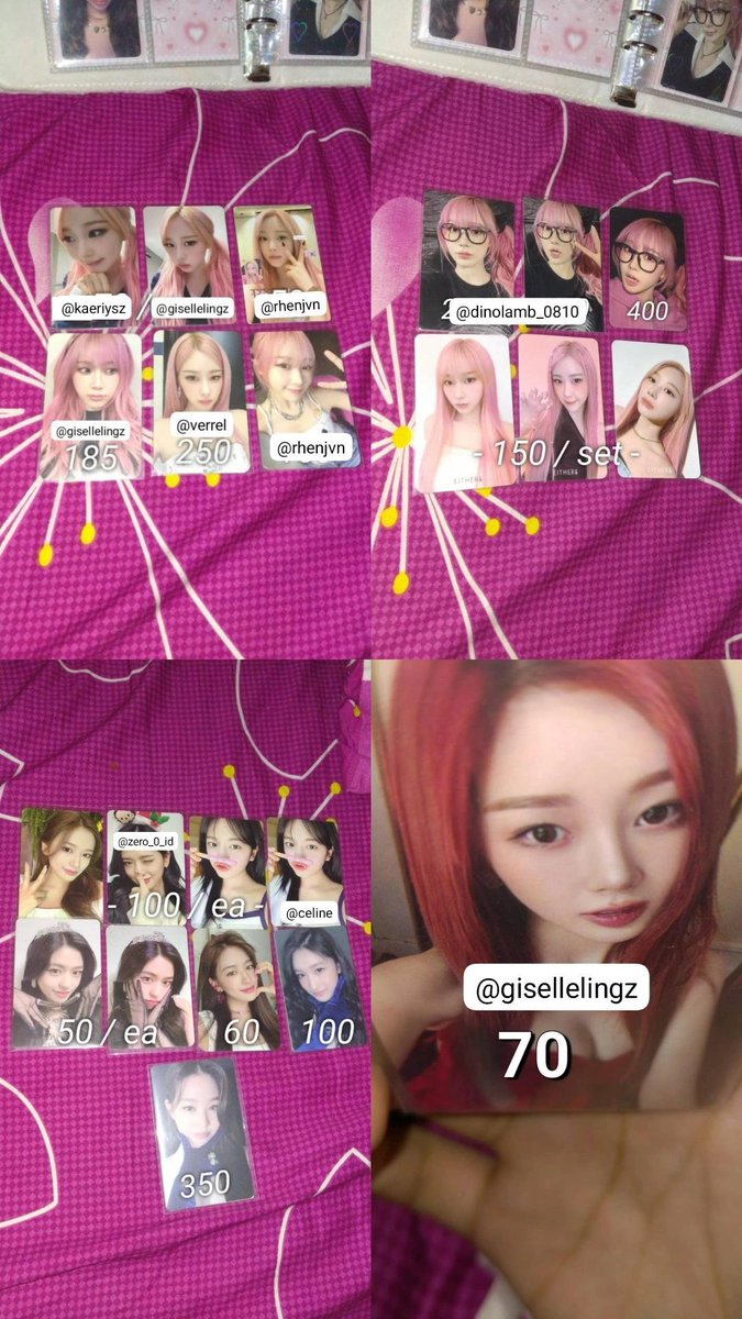 alwayswithyuuu's tweet photo. 🛒 wts lfb ina  - want to sale 🌞 !
update opshar
𓍼⌗ 💌 photocard giselle aespa &amp; ive
★⤷ take bulk bisa nyisa dikit
★⤷ bisa keep 1 bulan
★⤷ aku opshare chat aja
★⤷help rt

𓍼⌗ t. pc giselle aespa beyond live zhip up hoodie potd karina ive wonyoung yujin leeseo giselle https://t.co/rUdHKmmKj1