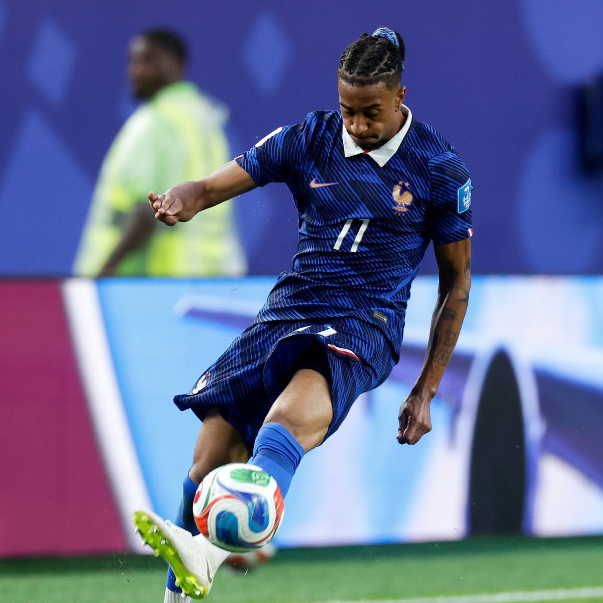 goalsside's tweet photo. 🚨🚨| Michael Olise has completed more through balls (11) than any other player at this FIFA World Cup. 

His total of (11) is already the highest recorded by a single player in one tournament edition since Xavi Hernandez delivered (12) in 2010.

{@OptaJoe} https://t.co/wlpryxn1m5