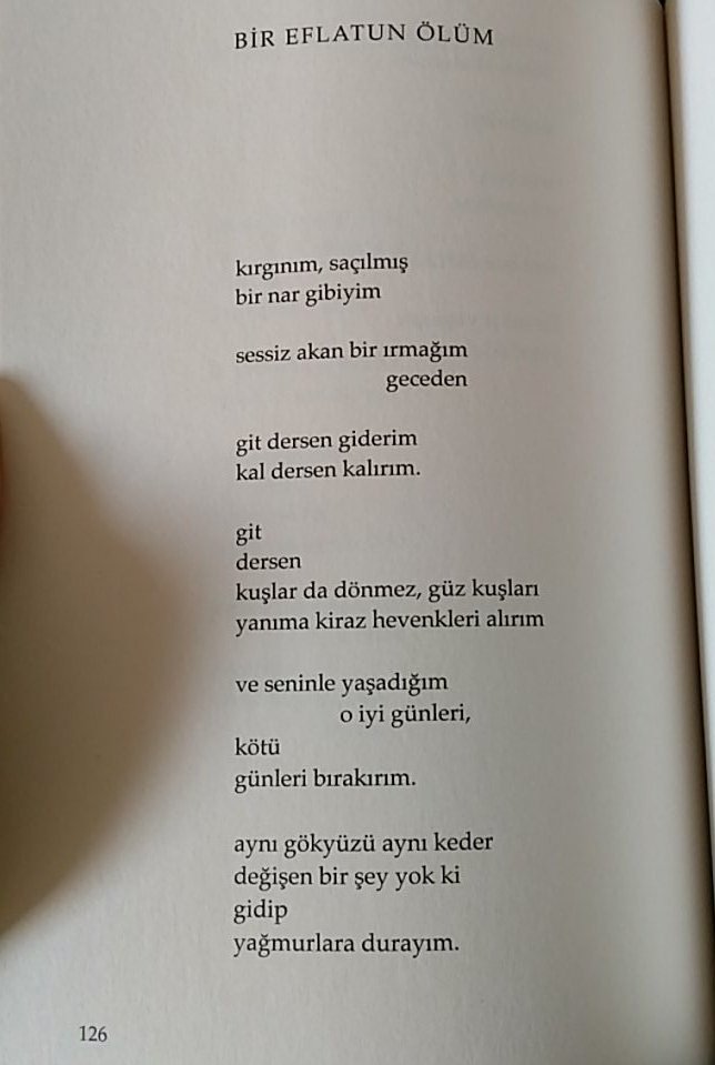 suleymaanakin's tweet photo. "Kırgınım, saçılmış
bir nar gibiyim."

• behçet aysan - bir eflatun ölüm https://t.co/zz3YvSwpJT