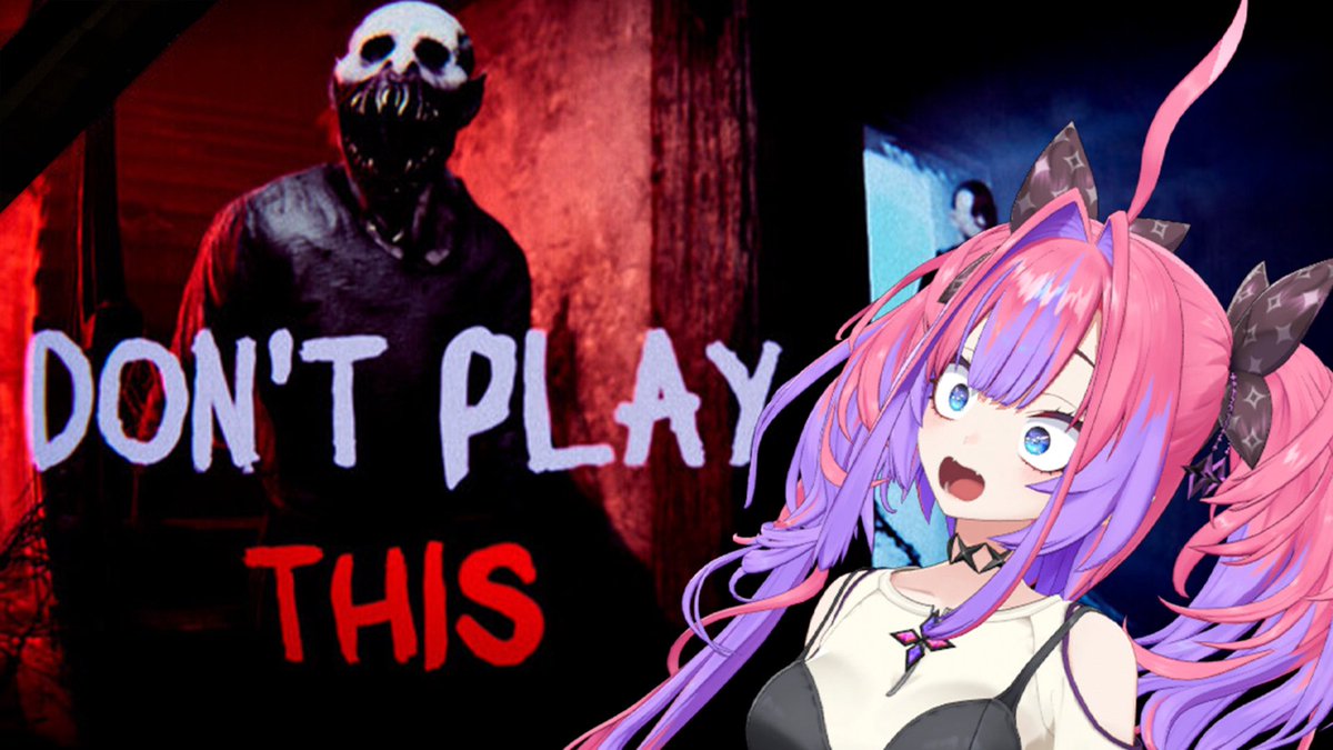 kikiraravivi's tweet photo. 💖⋱このあと18時から⋰💖

／
【Don't Play This】
絶対に遊んではいけないゲーム⁉️
＼

ぺこら先輩からプレゼントしてもらったホラーゲーム���ります！！👻

#ヴィヴィライブ 

〖待機所〗
https://t.co/IPlaR2lfy6 https://t.co/yWLeu1FUuu