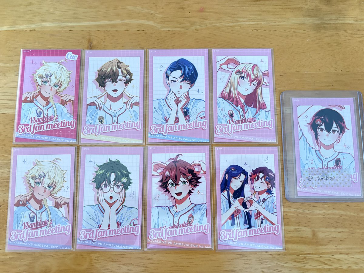 _knsb06_'s tweet photo. 【交換】VS AMBIVALENZ ビバレン ファンミ シャタコレ シャッターチャンスカード

〘譲〙画像参照

〘求〙Rはスバル、ノーマルはスバル、カズ、ペアは赤組

・郵送でのお取引希望

お気軽にお声掛けください( ᵕᴗᵕ ) https://t.co/j4S12hjtFY