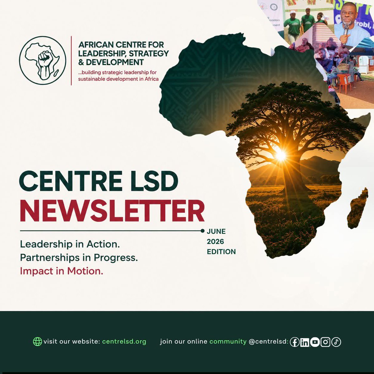 centrelsd's tweet photo. Happy New Month!
As we step into July, we reflect on a June filled with leadership, partnerships, youth empowerment, gender equality, and lasting impact.
Explore the latest Centre LSD Newsletter ,,👉 June 2026 Edition 
https://t.co/tOXCuiV9Ha

#CentreLSD https://t.co/PvPqSgwtP6