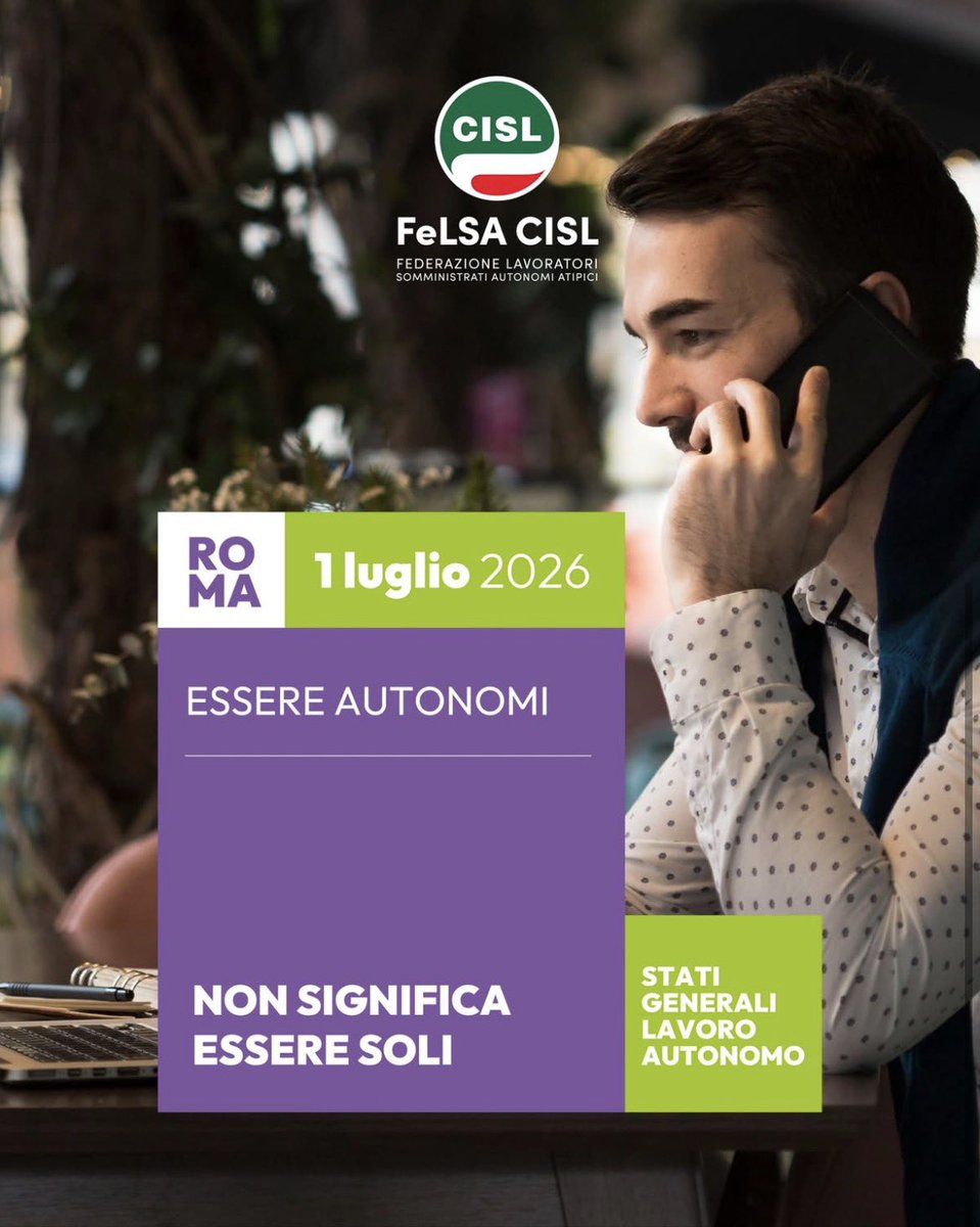 felsasicilia's tweet photo. Lavorare in autonomia significa assumersi responsabilità.Gestire clienti.Prendere decisioni.
Costruire il proprio percorso professionale.
Autonomia non significa isolamento. Perché anche da autonomi si può costruire una
comunità del lavoro.
#FeLSACISL #statigeneralilavoroautonomo https://t.co/ouXjhsID78