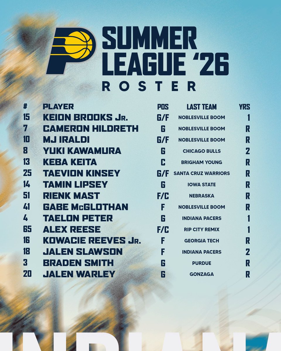 JAPANESE_BBALL's tweet photo. Yuki Kawamura joins the Indiana Pacers for Summer League, his next shot after a season with the Bulls.

His pace, passing and IQ keep earning him looks. Size is the question, his playmaking is the answer.

#Japan 
#河村勇輝
@KawamuraYuki
#YesCers
@Pacers 
@JAPAN_JBA 
@NBAJPN https://t.co/SNtM9Jwa3t