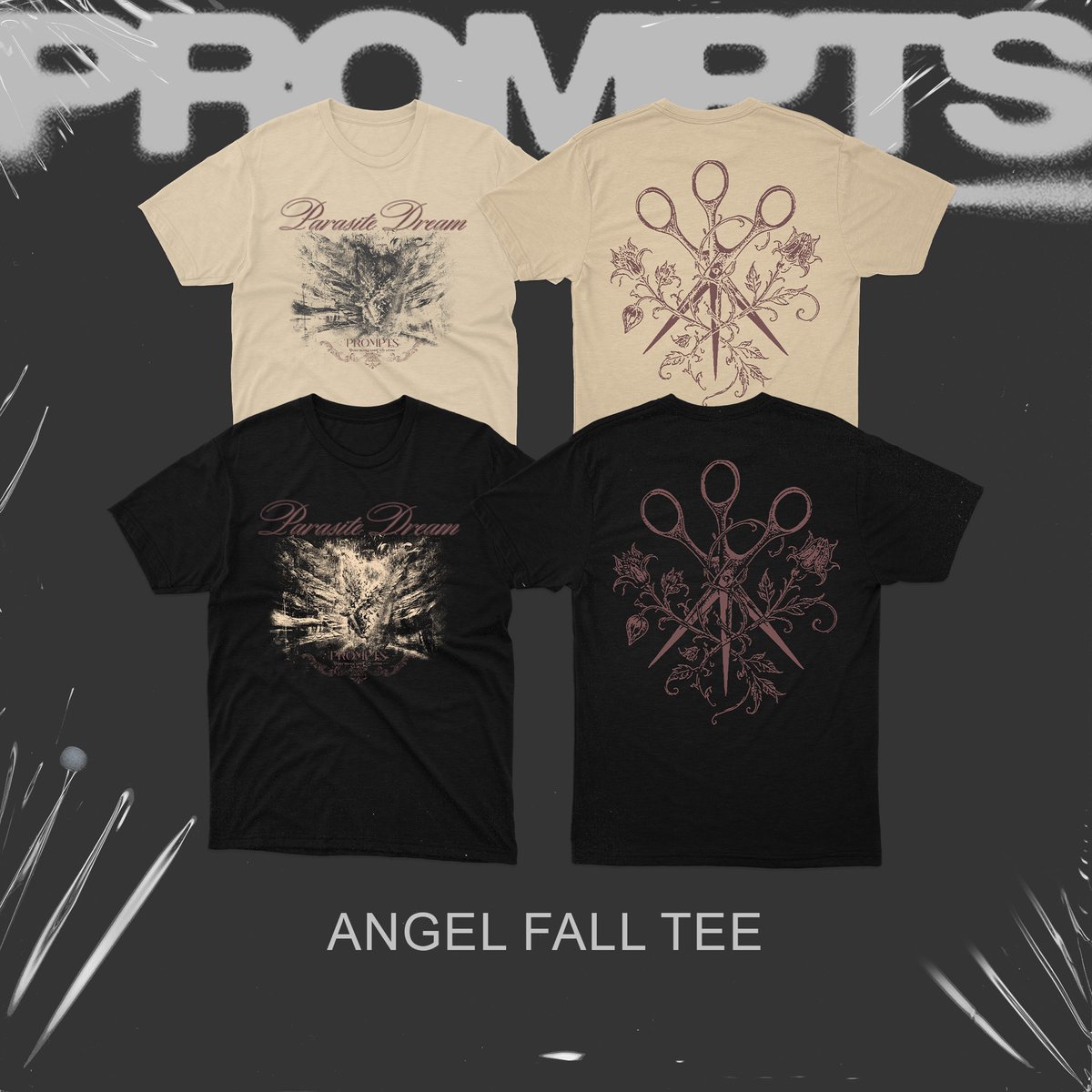 promptsofficial's tweet photo. 🌐NEW MERCH🌐

【ANGEL FALL TEE】

明日の"P.H.S Vol.4"より販売開始🪽

Design by @knifeandsweet https://t.co/4mqP0kJqhw