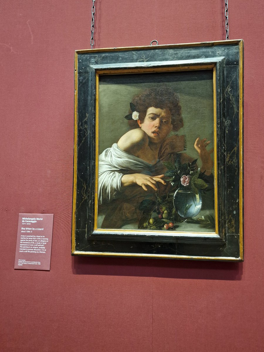 LizMorgan1's tweet photo. Carravaggio! At the National 💙 https://t.co/8oOzFBIyh2