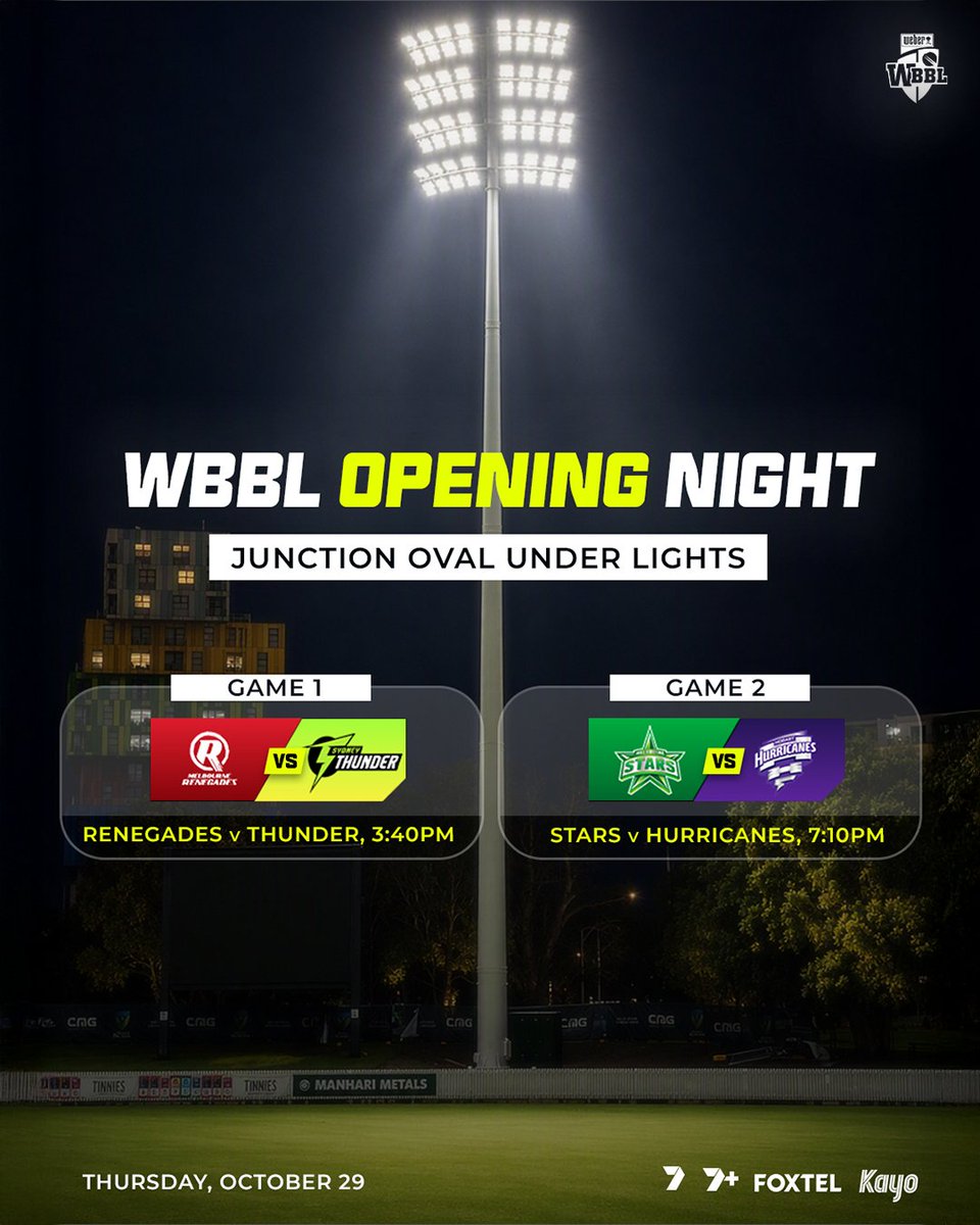 Weber Women's Big Bash League tweet media