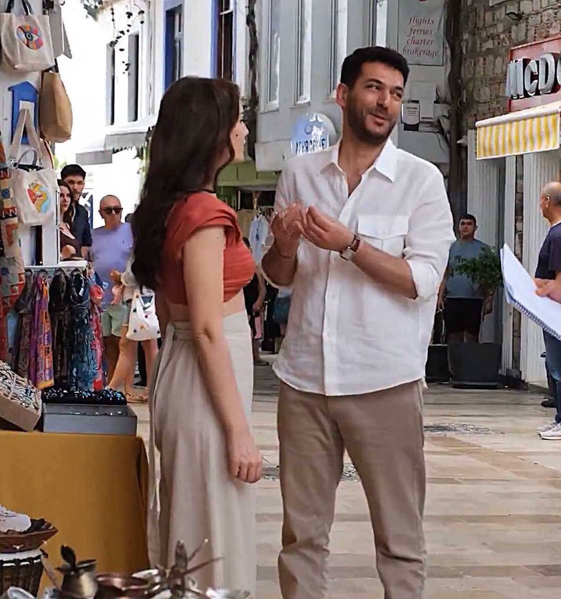 MuratMetaxiaa's tweet photo. #TurquoiseSummer backstage  #GoTürkiye #MuratYıldırım #FahriyeEvcen #SedefAvcı https://t.co/cTO5hRSGhb