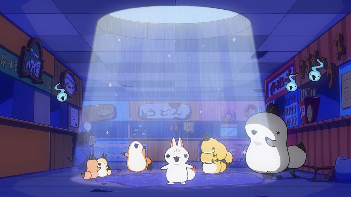 kozame_info's tweet photo. アニメ『#おでかけ子ザメ』シーズン2️⃣
  ˗ˋˏ🦈☔️第73話あらすじ公開☔️🦈ˎˊ˗

第73話「雨でもたのしい」
八魚町に雨が降る日。子ザメちゃんやみんなは、それぞれの過ごし方で雨の日を楽しんでいる。

7月5日（日）7:05～公式YouTubeにて
プレミア配信開始✨
▶️https://t.co/nCHtX2Ez7P https://t.co/0llFcIKsIl