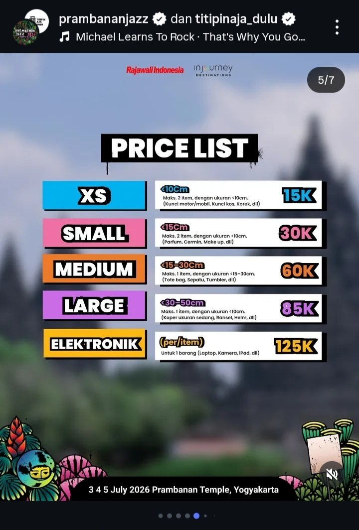 hiuuterdampar's tweet photo. Ohhhhh jadi itu alasannya max tas ukuran A4.
Konser aja harga titip barang ukuran medium isi campur aduk bebas sebanyak apa itemnya harganya cuma 20k loh.
Ini ukuran medium max 1 item harganya 60k.

KAPITALIS bgt cuyyyyyy https://t.co/1PNU0faVnw