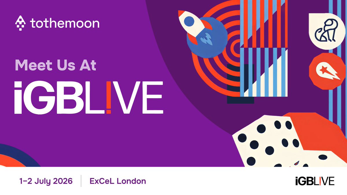2themoon_global's tweet photo. @iGamingBusiness  L!VE 2026 is just around the corner!

If you're heading to London, don't miss the chance to meet the Tothemoon team in person.

Let's schedule a meeting: https://t.co/28yFMxaotu https://t.co/TEPe3T9H7U