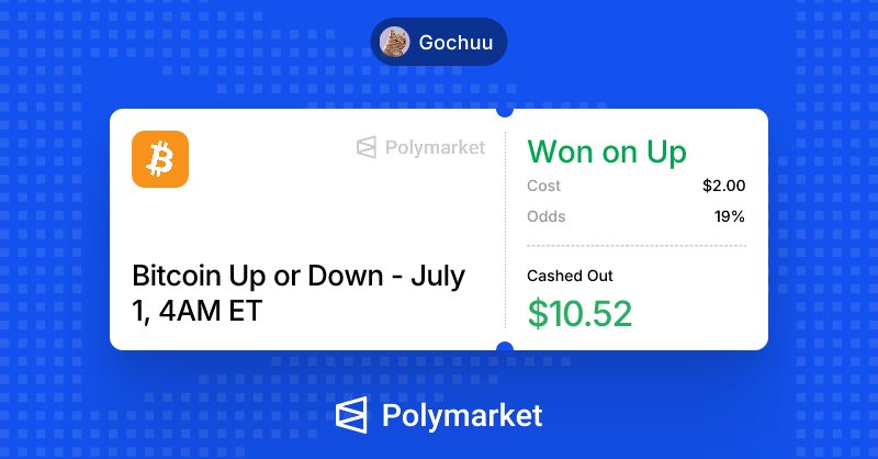 CryptoBOB_BEAST's tweet photo. nice win hehe

Trade here
https://t.co/NhSCLhkaMw https://t.co/mCpRFx9wNN