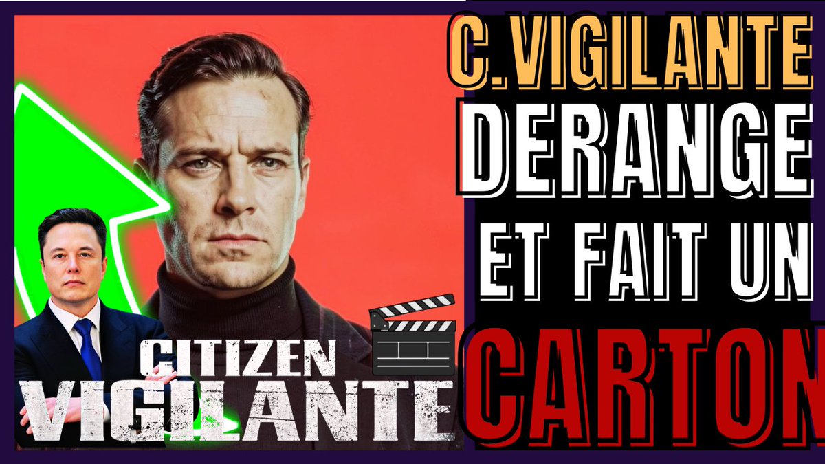 GoldoClak's tweet photo. CITIZEN VIGILANTE : LE FILM QUI DÉRANGE LA PRESSE MAINSTREAM QUI FAIT UN CARTON
✨https://t.co/OOTJY6wxhl✨
#CitizenVigilante #film #succes #derange #presse #mainstream #ElonMusk #AppleTV #USA https://t.co/4AuFjvR9b0