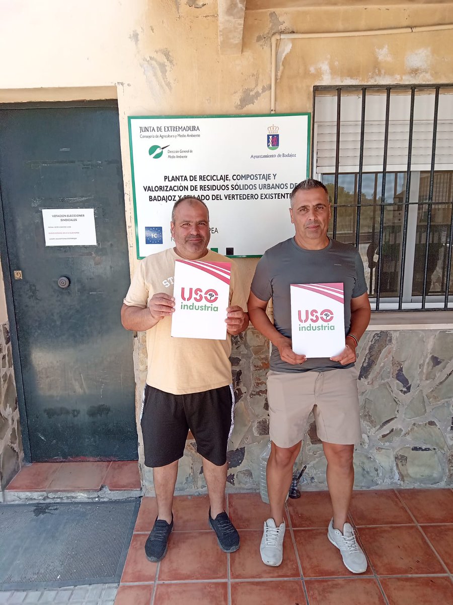 FedIndUSO's tweet photo. ⚠️ USO-Industria SE FORTALECE en el Ecoparque de Badajoz. Crecemos en votos tras gestionar el ERTE y nos quedamos a UN SOLO VOTO de ser la lista más votada, frente al retroceso de otras siglas. ¡La plantilla respalda nuestro trabajo! 🤜🤛

👉https://t.co/TRAmhHa6qs #Ecoparque https://t.co/aMfUTkMQc9