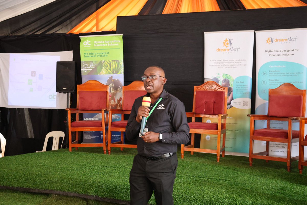 AgroConsortium's tweet photo. #HappeningNow at the #32NationalAgricultureShow in Jinja 📍

Exploring Key Conversations around Climate Resilience and Financial Inclusion in the agriculture sector  at the Symposium on Digital Market and Financial Spaces, convened by @WorldVisionUg 

We had the opportunity to share with farmers on why Agriculture Insurance is becoming increasingly important. 

#AgricultureInsurance is more than a financial product it is a resilience tool. It helps farmers recover from unexpected losses, protects investments made throughout the season, improves access to finance, and gives producers the confidence to continue investing in agriculture despite growing climate risks.

As digital solutions continue to reshape agriculture, they also present an opportunity to make insurance more accessible, more efficient, and more inclusive for farmers across the country.

We appreciate @WorldVisionUg  
for creating this platform for meaningful dialogue  on building a more inclusive and resilient agricultural sector through innovation, partnerships, and risk management.

 #ClimateResilience #DigitalAgriculture #FinancialInclusion #NationalAgriculturalShow2026 #JinjaShow2026 #TheAgroConsortium