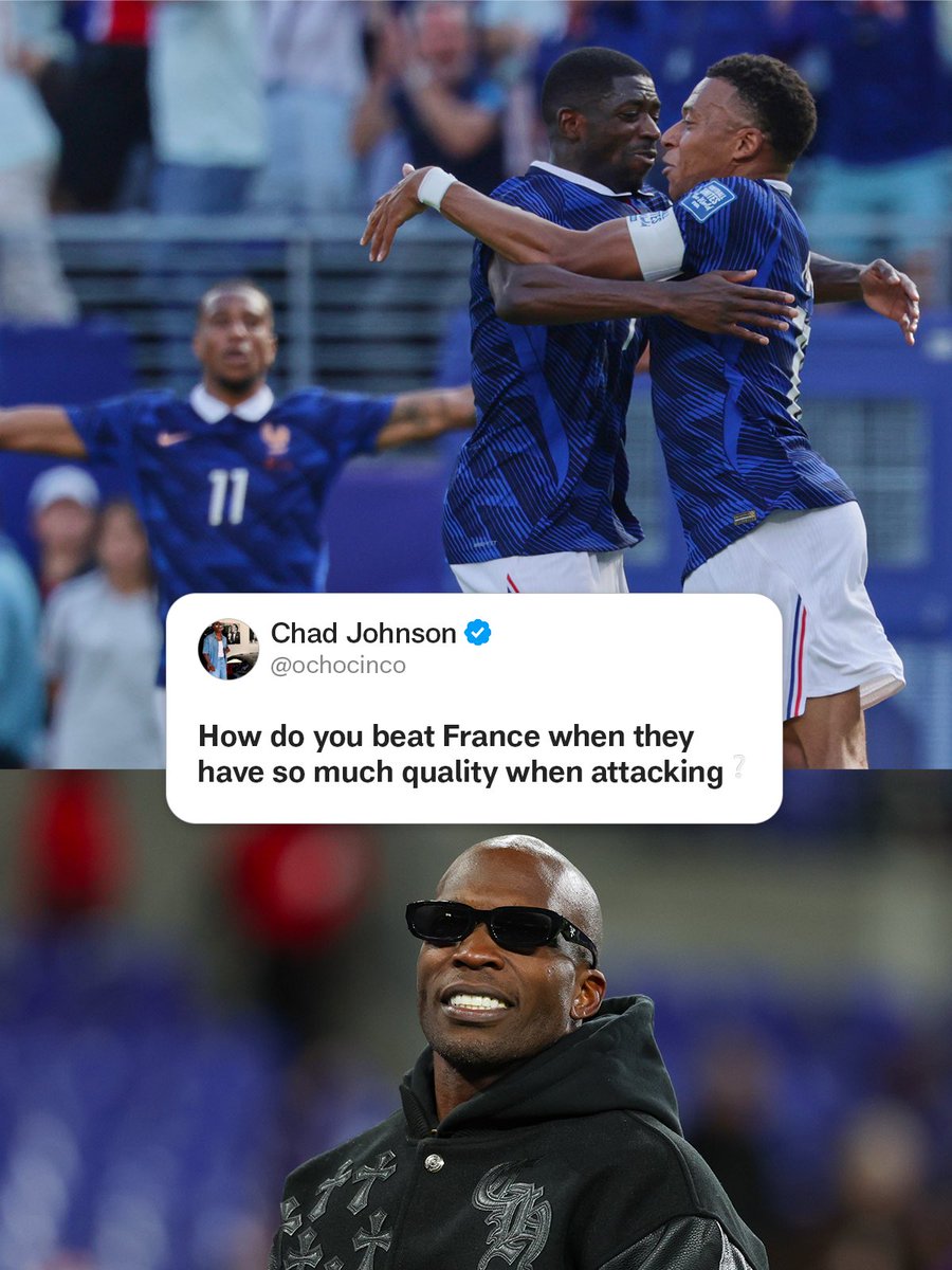 NFLFrance's tweet photo. 🤩 @KMbappe et @equipedefrance continuent de faire rêver les stars de la NFL en brillant dans leurs stades ! ⚽️ https://t.co/ME6NU3cXyv