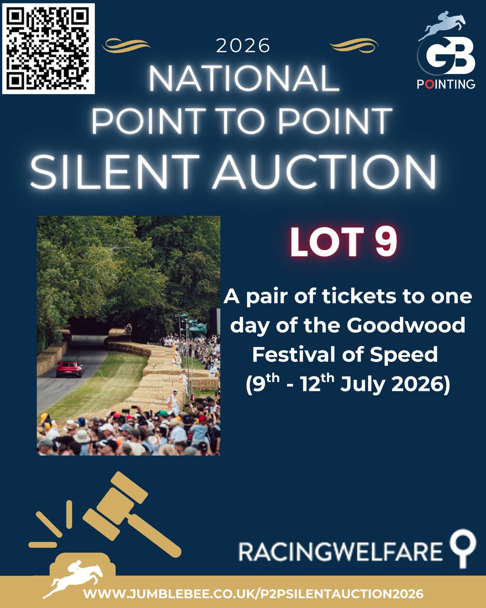 GBpointing's tweet photo. Check out lots 8, 9 &amp; 10 in our Silent Auction! Or click the link below to view all of the 2026 Auction prizes. Auction closes Friday 10th July at 23:59!

https://t.co/lLbdU3SXab https://t.co/ybQ56BZ1H4