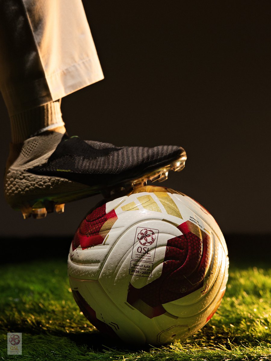 QSL's tweet photo. عنوان جديد للإثارة... الكرة الرسمية لموسم 2026-2027 ⚽💫 https://t.co/Dr4Tn7SGic