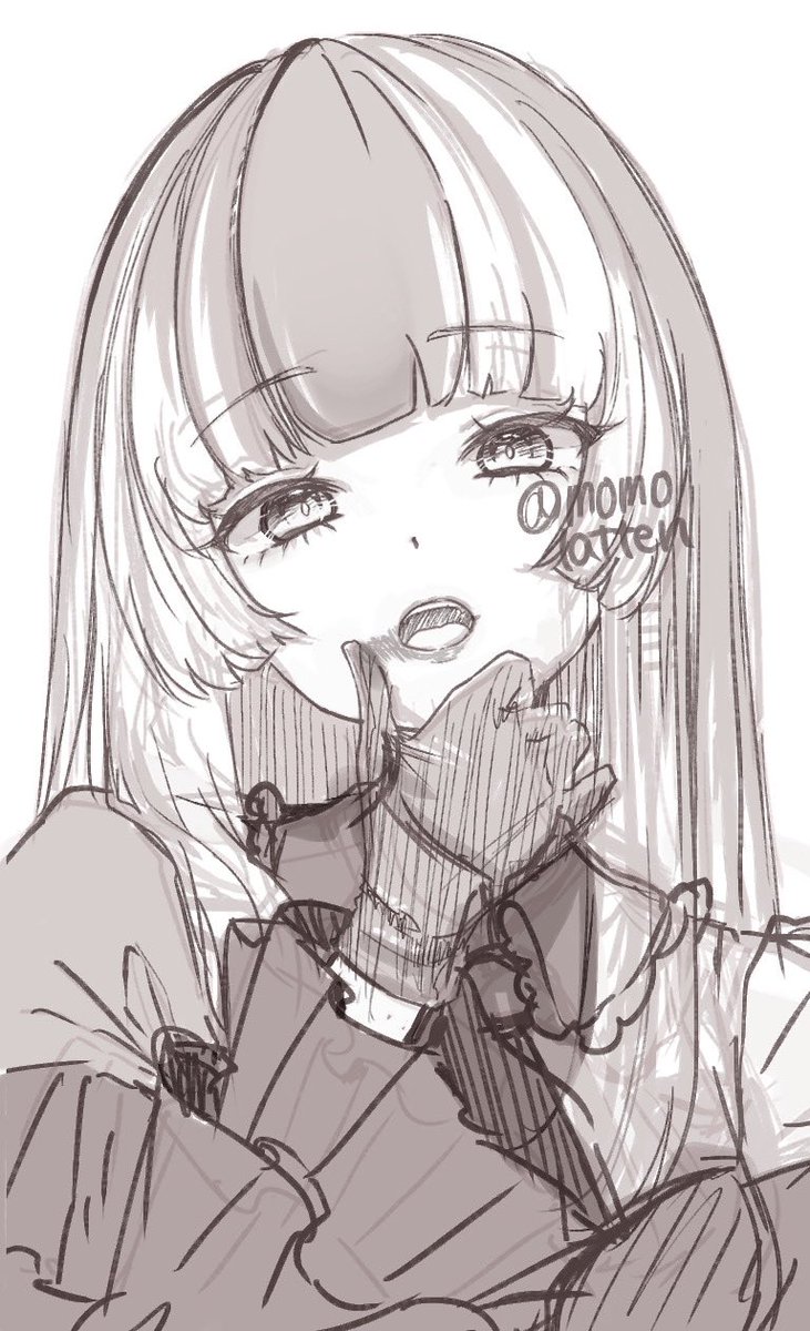 ラモちゃん様 もっと冷ややかならでんちゃんが描きたかったらくがき #らでん似絵