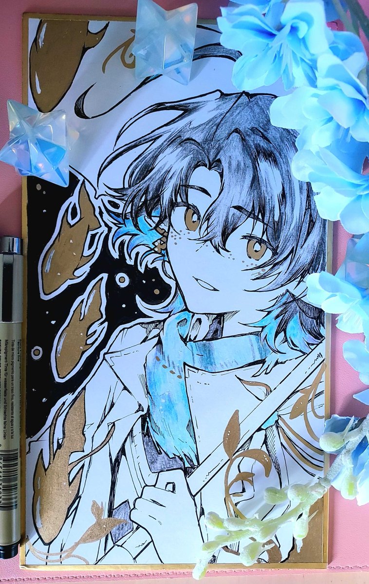 AyuumikoChan's tweet photo. A friend introduced me to Arknights, and I fell in love with a fish.
So I drew him. 🐟 

#Arknights #明日方舟 #アークナイツ #Lumen https://t.co/SbVJ6XE2ml