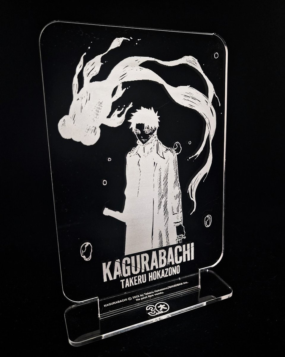 EditionsKana's tweet photo. Opération 30 ans - Partie 2 !

Après les plaques acryliques de Naruto, Détective Conan, Bonne nuit Punpun et Fire Force, voici les plaques de la partie 2 de notre opération anniversaire 😎

Il s'agit donc de Kagurabachi, Hunter x Hunter et Monster ! Elles seront disponibles à partir du 8 juillet, dans les librairies participantes et sur 9e-store !

➡️A l'achat de 2 tomes, dont 1 de la série concernée, vous pourrez obtenir une plaque acrylique commémorative gravée de près de 16cm de haut !

Retrouvez notre FAQ complète : https://t.co/iWH7r3axXU