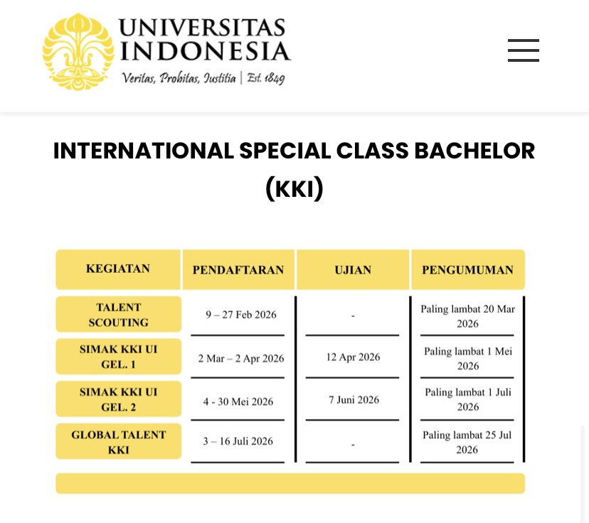 studyplannerid2's tweet photo. Guys masih ada satu jalur UI yang akan dibuka yaitu Global Talent KKI UI, untuk info nya masih belum lengkap karena belum dirilis UI, tapi info yang kami dapat waktu itu seperti ini❤️ 
Jika sudah open pendaftaran kami juga akan open Coaching Global Talent KKI ya, stay tuned!🔥❤️ https://t.co/ul4vFtLUsW