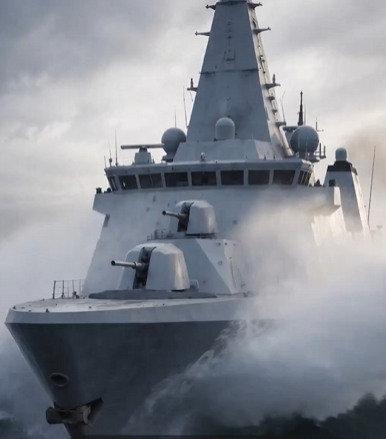 Zaphod2042's tweet photo. The Royal Navy is so committed to robotics, even the ships are now designed by AI.... https://t.co/sTVAGkeQ4o