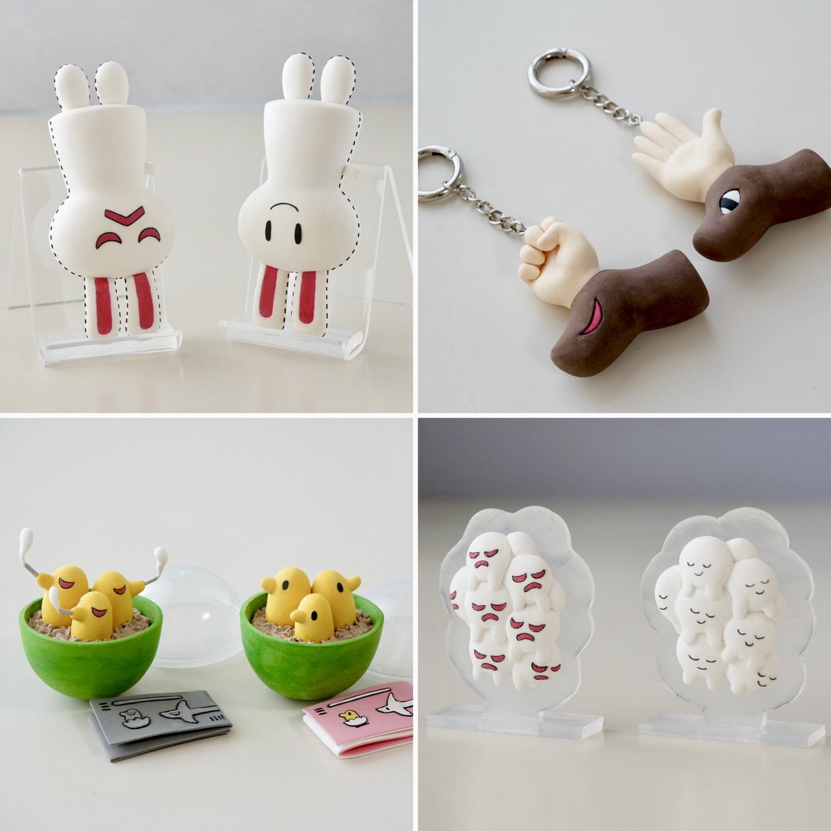こちら制作担当した粘土立体造形10点が展示されます。 著作権をテーマ