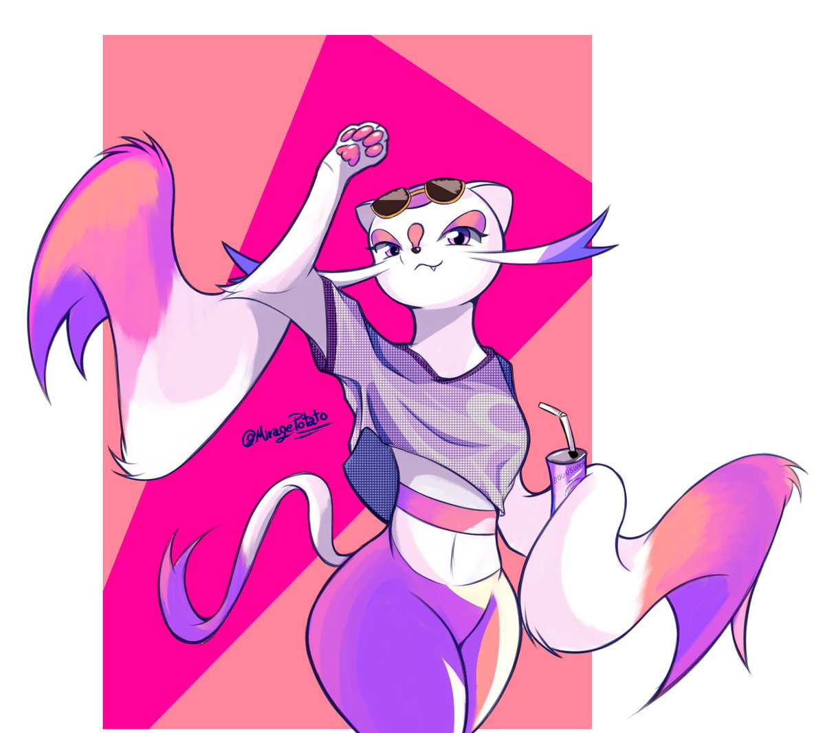 MiragePotato's tweet photo. Drawing Mienshao til she's added to Pokemon Unite
Day 76

#Mienshao #Pokemon #コジョンド 

(wanted to try the GTA 6 thing i've seen around xD) https://t.co/SsK8tuOqrC