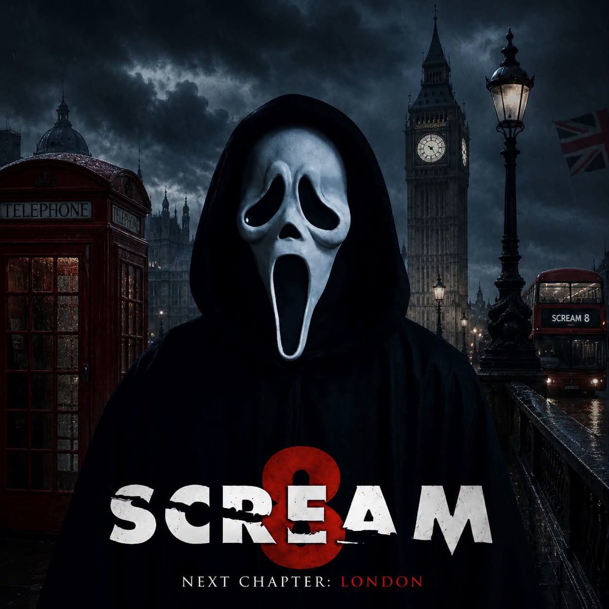 GHOSTFACEFan13's tweet photo. @ScreamMovies @GhostfaceTalks_ Scream 8👻🔪
#screammovie #Scream8 #ghostface https://t.co/S8kY9IJX3W