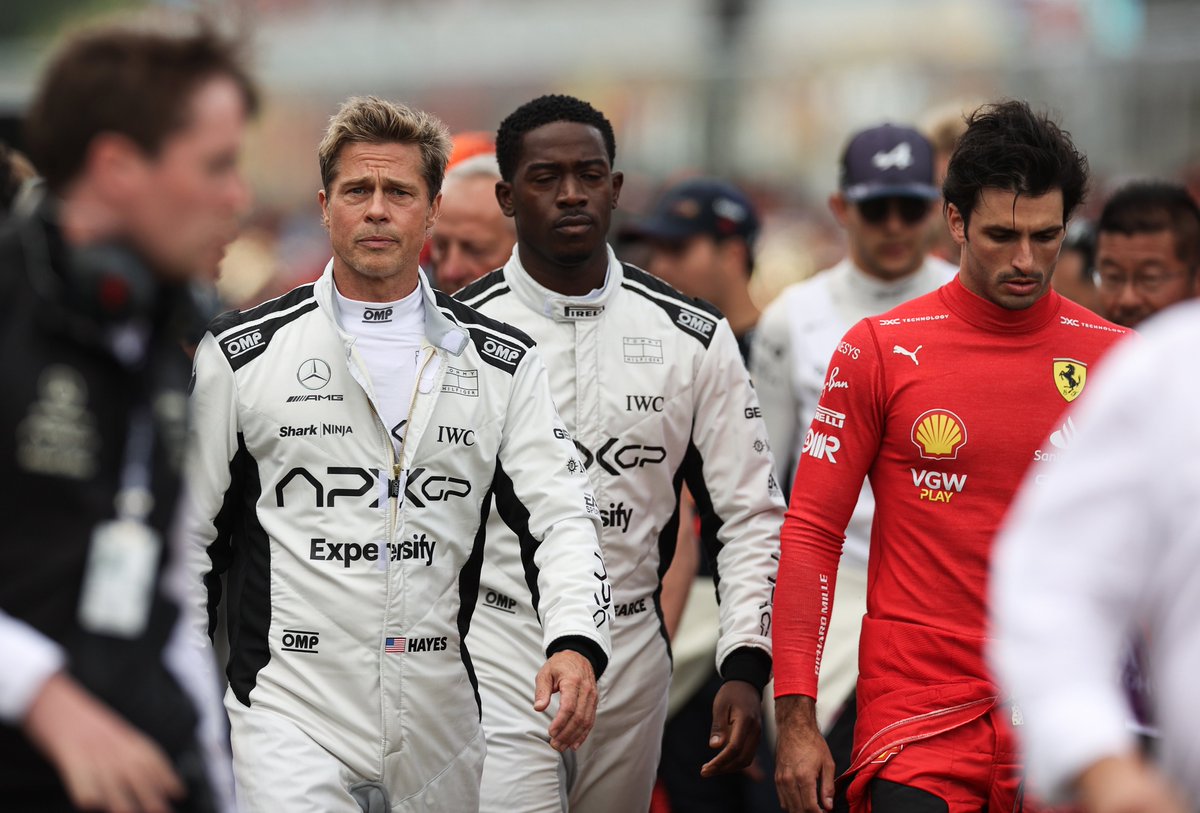 F1's tweet photo. The last time we had 11 teams on the grid 👀 

When F1 The Movie filmed with us at Silverstone 🎬

#F1 #BritishGP https://t.co/0tvtbHNcwJ