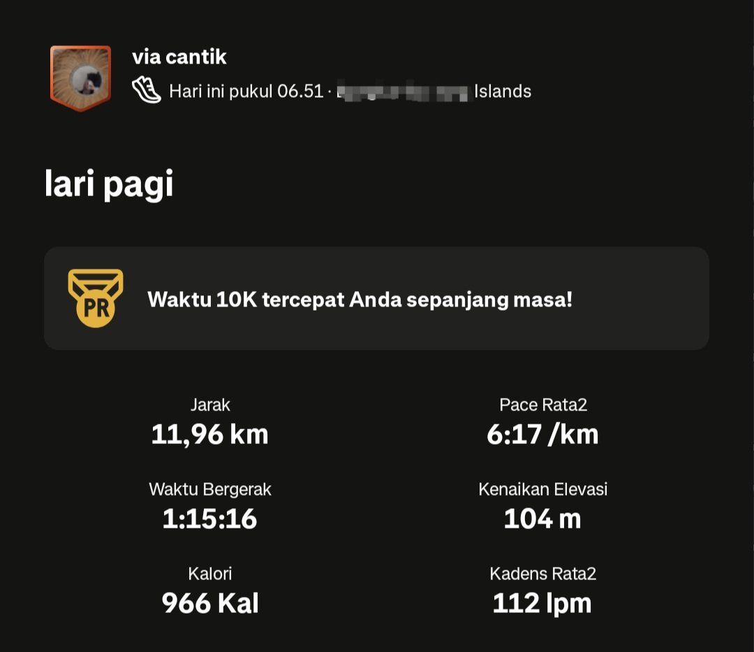 viaccartney's tweet photo. nyoto after joging bestt banget https://t.co/BQTTmpLYQ4
