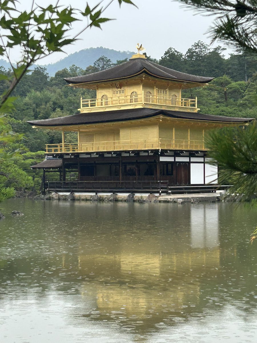 amaou21's tweet photo. よーじやカフェ　金閣寺　金閣寺近くで白味噌仕立ての茶そば食べて、雨の中三条大橋歩いたり。湿度えぐい笑 https://t.co/IguXrZMivJ