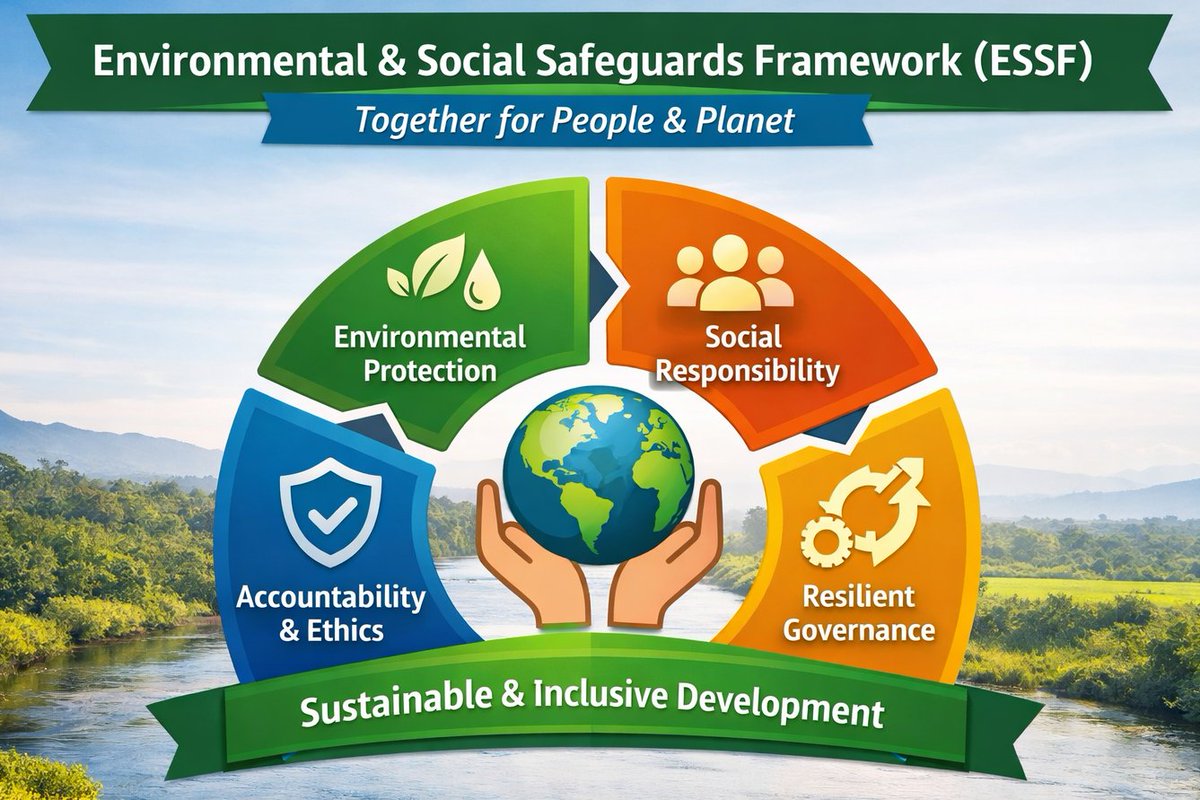 Mosesnoah254's tweet photo. Safeguards = Trust in Action
 Advancing the Environmental &amp; Social Safeguards Framework (ESSF). It’s about resilience, safety, &amp; community trust driving sustainable natural resource management. Which safeguard makes the biggest impact in your community? 
#TOPPProject
@WWF_Kenya https://t.co/9ErkKKDQER