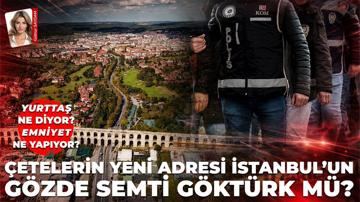 cumhuriyetgzt1's tweet photo. 🔴Çetelerin yeni adresi İstanbul'un gözde semti Göktürk mü?

📌İstanbul’da “Daltonlar”, “Redkitler” ve “Casperlar” gibi organize suç gruplarının neden olduğu silahlı saldırılar Nişantaşı’ndan sonra Göktürk’e de sıçradı.

📌Emniyet yetkilileri bölgede güvenlik önlemlerinin artırıldığını ve faili meçhul suç kaydı olmadığını belirtiyor, ancak semt sakinleri artan şiddet ve haraç tehditleri nedeniyle tedirgin.

🗣Göktürk’te bir esnaf: “Eskiden semtimizde güvenle gezerdik. Ama son aylarda çeteler buradaki mekânları basıp haraç istemeye başladı. Verilmeyince de gelip kurşun yağdırıyorlar. Polise şikâyet etsek de boş. Çeteler devleti önemsemiyor bildiğini okuyor.”
https://t.co/Jhc0s5DXZb