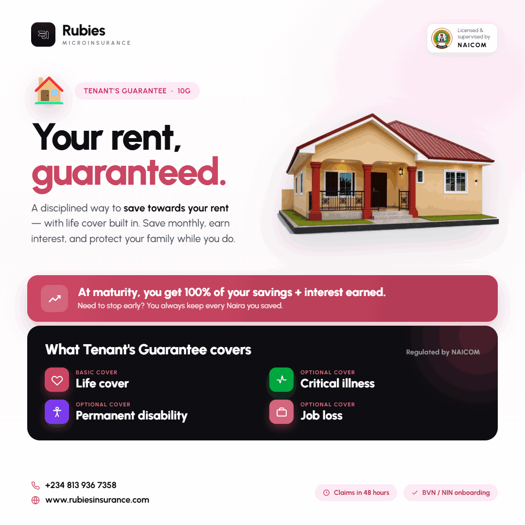 RubiesInsurance's tweet photo. The best time to think about rent isn't when it's due.
It's before the pressure begins.

Tenant's Guarantee (10G) helps you stay one step ahead.

Insurance Made Simple.

#RubiesInsurance #10G #ProtectWhatMatters https://t.co/vnJEVPR9Uu