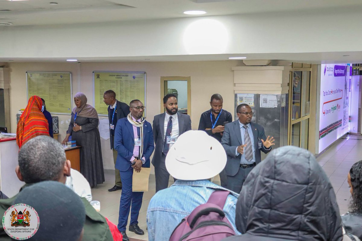 kass_fm's tweet photo. State Department for Diaspora Affairs receives 64 Kenyans evacuated from South Africa at JKIA
#KassNews #KassDigital https://t.co/KW1aXNfBIK