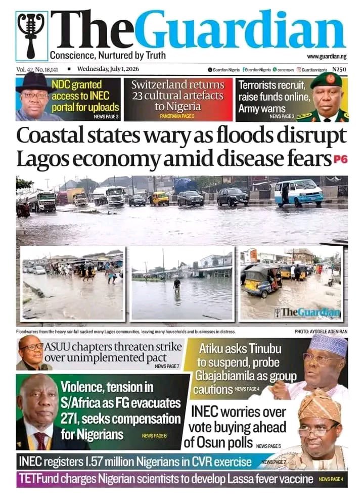LNCtoday's tweet photo. NIGERIA AT A GLANCE WITH
#LNCHeadlines on #Thursday 

@The_Seeker76 @dunua @CitizenPeper @wahleyworldchan @TF9JA 
@HOBMakanju @RBiakpara https://t.co/ktdbRtJh0D