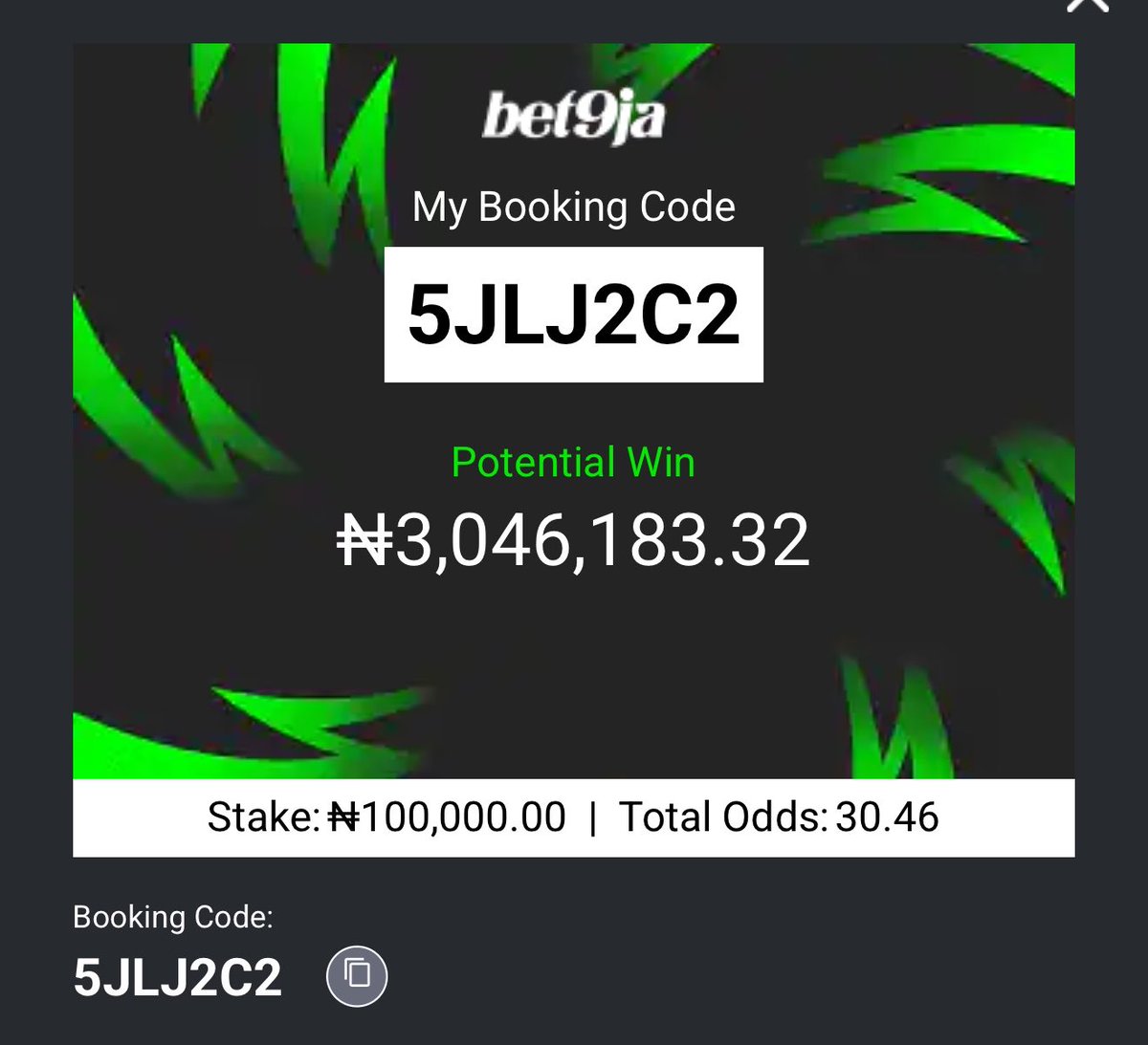 cindy_blog's tweet photo. Over 2.5 goals #Bet9jaCode ✅ https://t.co/z1jvOyrYH3