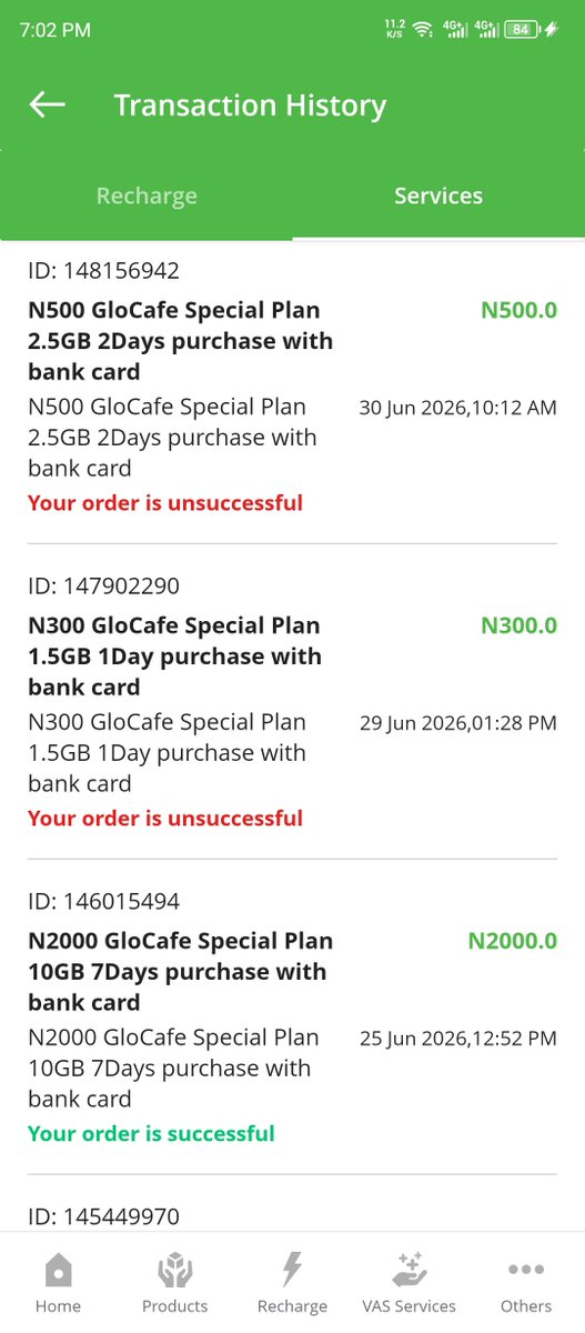 Sive_dot's tweet photo. @GloWorld Bought data twice from the cafe app through transfer, it was successful but my account wasn't credited, been messaging you for a while, you guys aren't accountable at all https://t.co/dG4IQslv1h