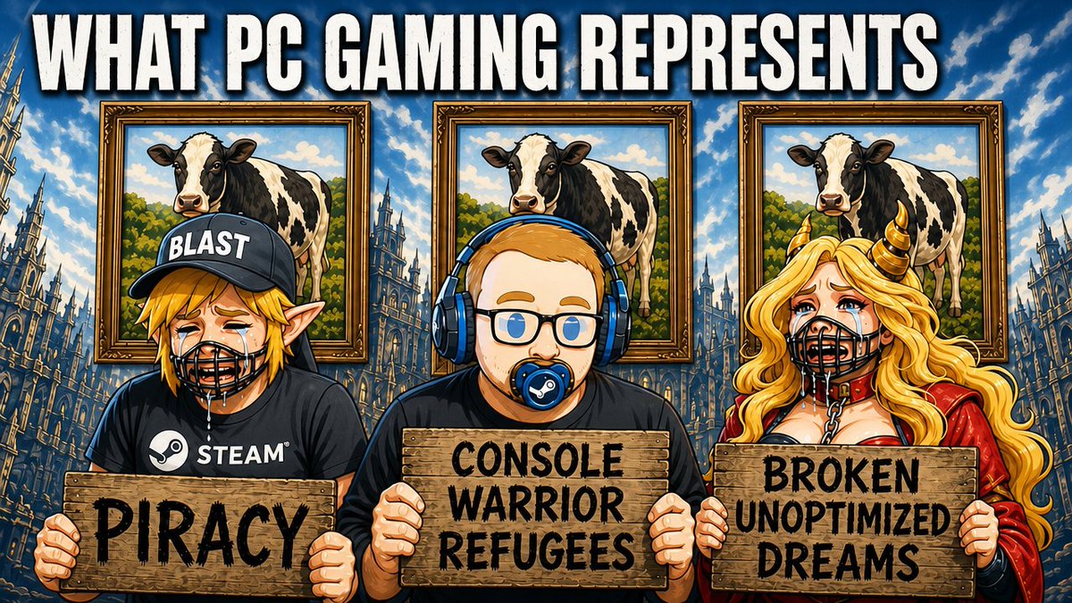 vigilanteshow89's tweet photo. It's because of toxic PC scum like these three Joe From Seattle, Blast, and Hellfire that the salt community and the PC gaming community are so toxic right now. Gamers like them have literally tarnished the good name of both PC gaming and the salt community. All they want to do is fight console wars, and now they've turned the PC community into a place that represents piracy, console-warrior refugees, and broken, unoptimized dreams.

SUFFA PC SCUM, SUFFA!