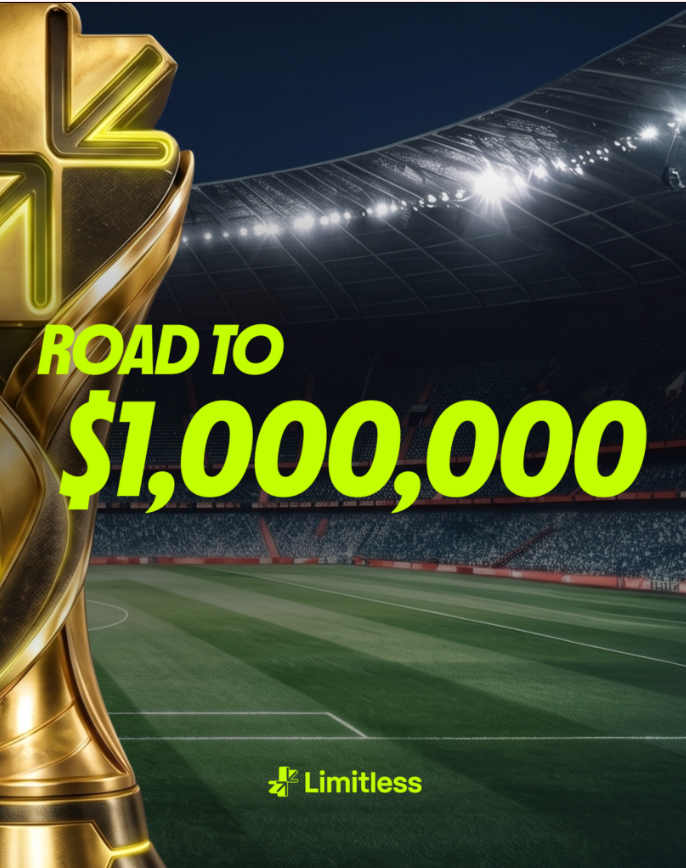 CryptolisaX's tweet photo. You're already predicting World Cup matches in your head.

@trylimitless lets you turn those predictions into XP and real rewards during the 2026 World Cup. $800K shared among top 1,000 players.

Its still early. Room to climb is real. https://t.co/uEc8uvoJbG
