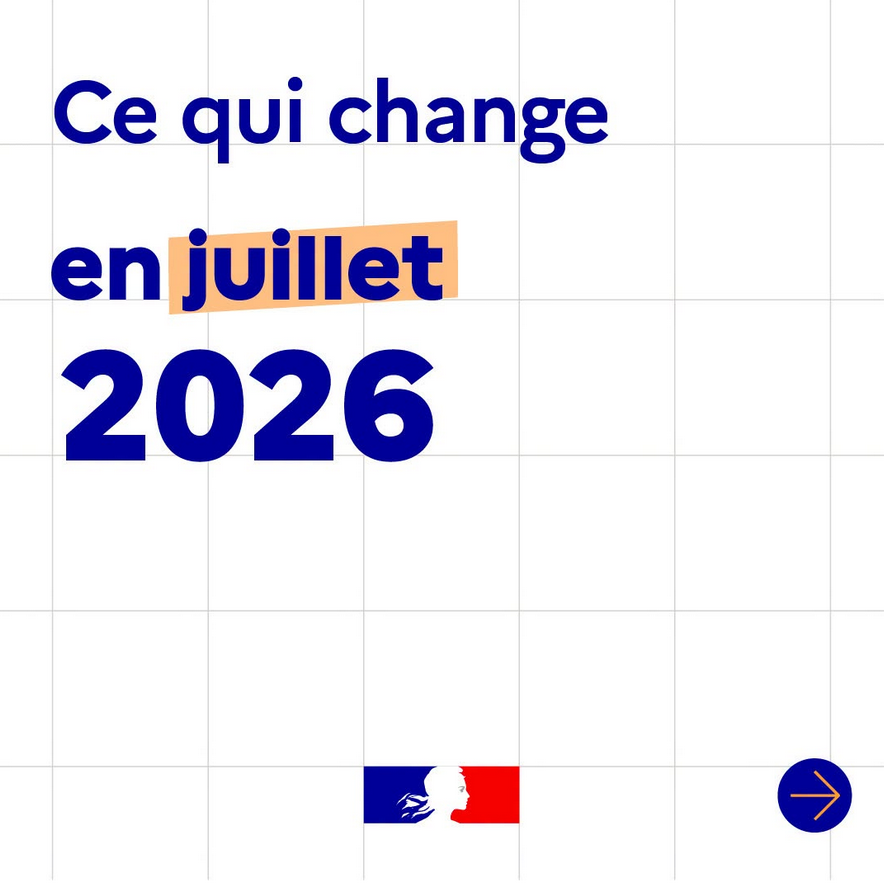 PrefetVendee's tweet photo. 🗞 Découvrez ce qui change en juillet 2026 :

🍼 Nouveau congé supplémentaire de naissance
📈 Hausse du prix repère de vente du gaz
🚘 Retour du leasing social
👗 Lancement des soldes d’été 2026
☀ Début des vacances scolaires d’été https://t.co/1yzCjl44Kq