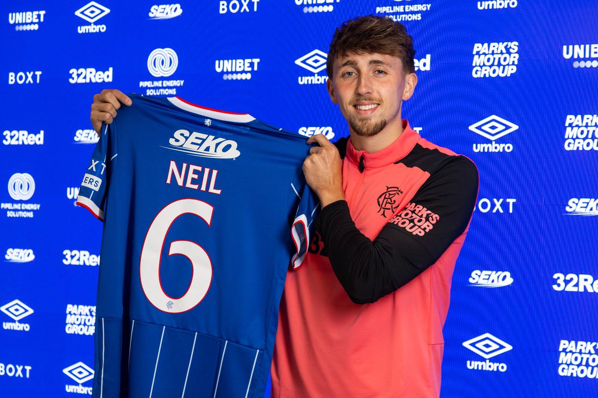 RangersReview55's tweet photo. Dan Neil has joined Rangers on a three-year deal. 

🤔 Your thoughts on the transfer? 

[@RangersFC] https://t.co/mbvMDGgWfJ
