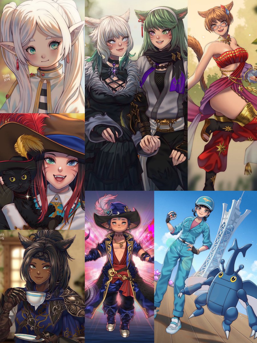 torakun14's tweet photo. I am badly in need of some comms 🙏 OPEN for comms, message me if interested! ✨ Sharing this will also help me a lot 🙌 #Vgen #FFXIV #FF14 #Pokemon https://t.co/854dBsyeMR
