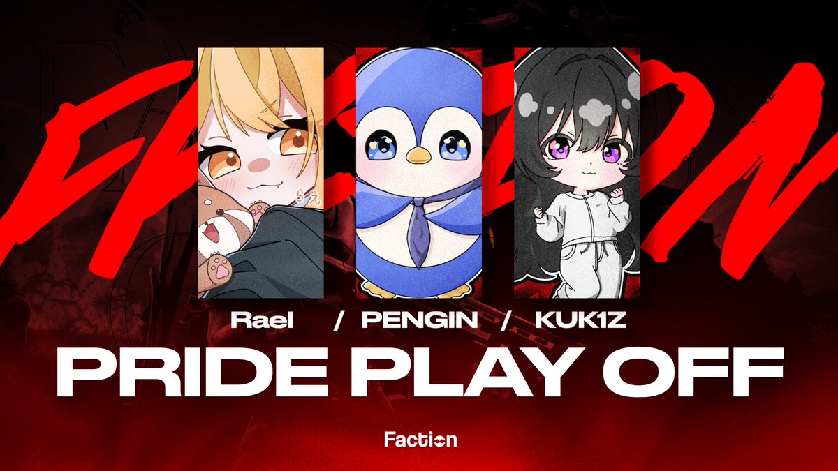 FactionOrigin's tweet photo. この後行われるPRIDE LEAGUE 2026 SPLIT-2 PLAY OFFに出場致します！

本日 19:00〜

#FactionWIN で
応援よろしくお願いいたします🔥 https://t.co/juNnHl3ZY2