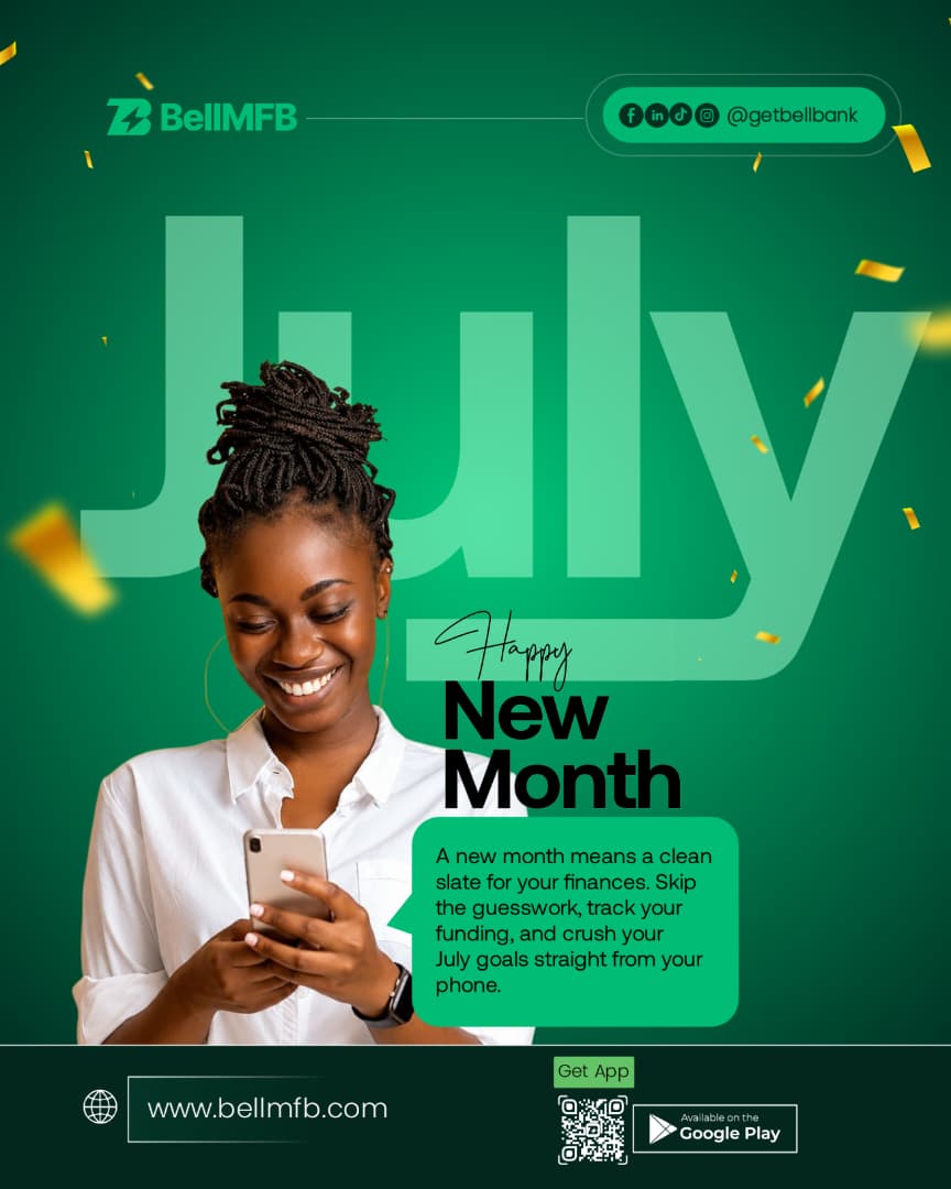 GetBellMonie's tweet photo. Happy new month Bellbankers 💚#Newmonth#Digitalbanking#BellbankMFB https://t.co/j1GVFPVDyx https://t.co/Fqawh7mXr3